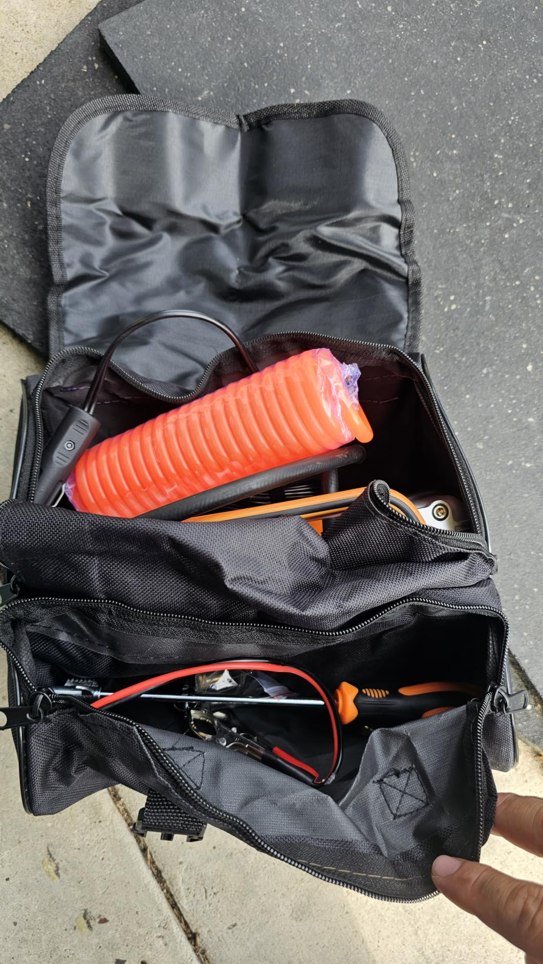 UUP Portable 12V Air Compressor, 150 PSI Tire Inflator with Dual Cylinders customer photo 2