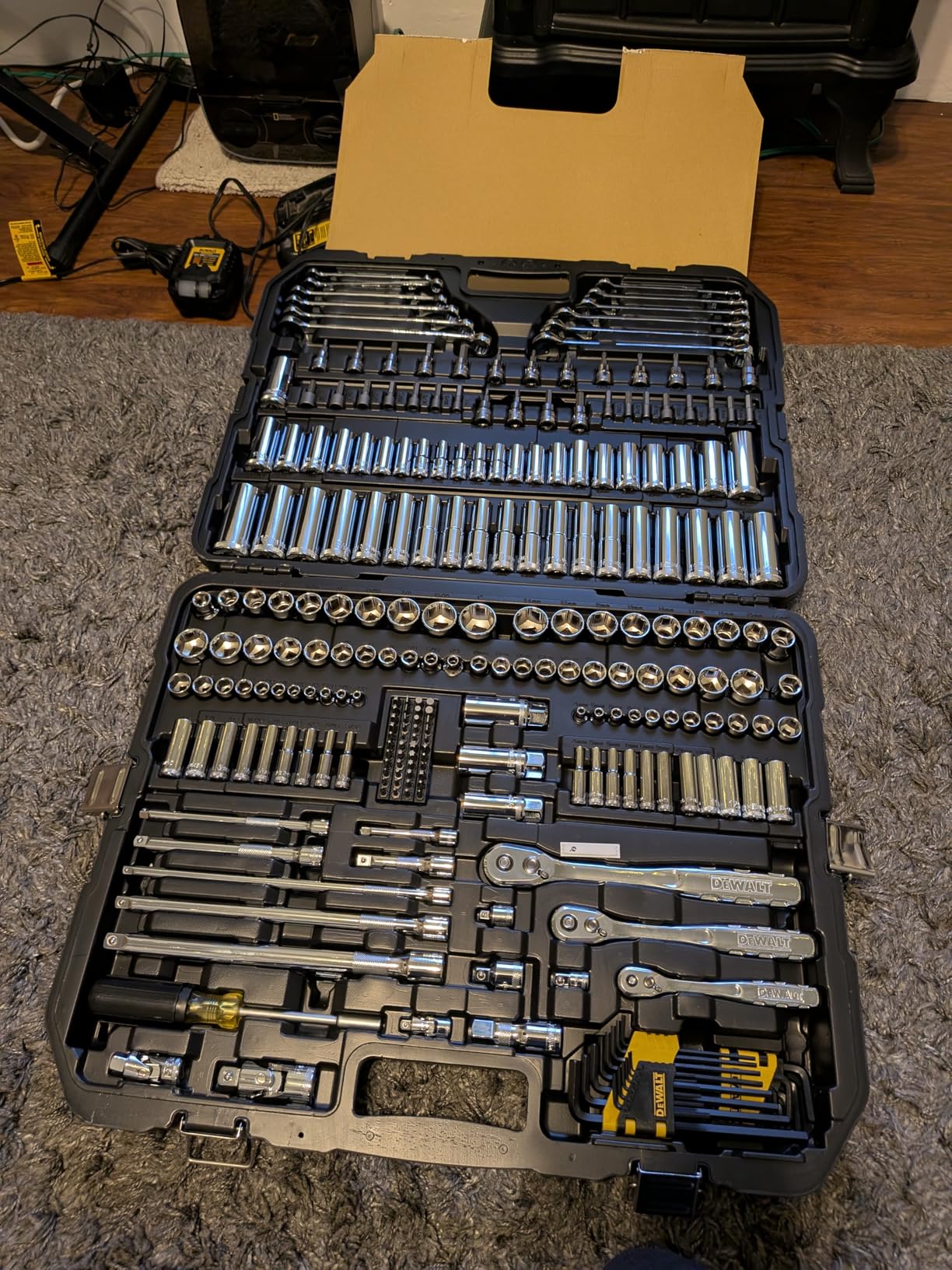 DEWALT Socket Set, 1/4