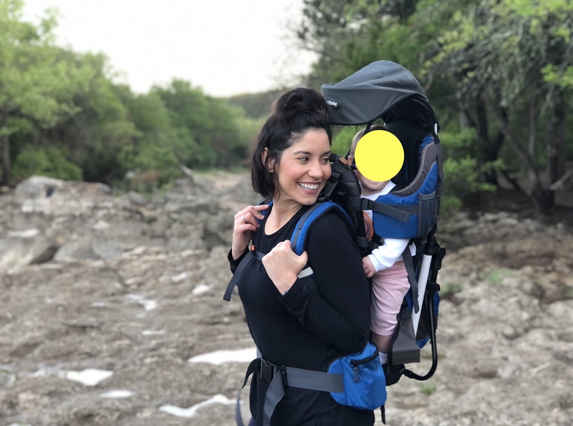 Hiking Baby Carrier Backpack - Comfortable Toddler/Baby Backpack Carrier System with Diaper Change Pad, Insulated Pocket + Rain and Sun Hood to Protect Your Child customer photo 2