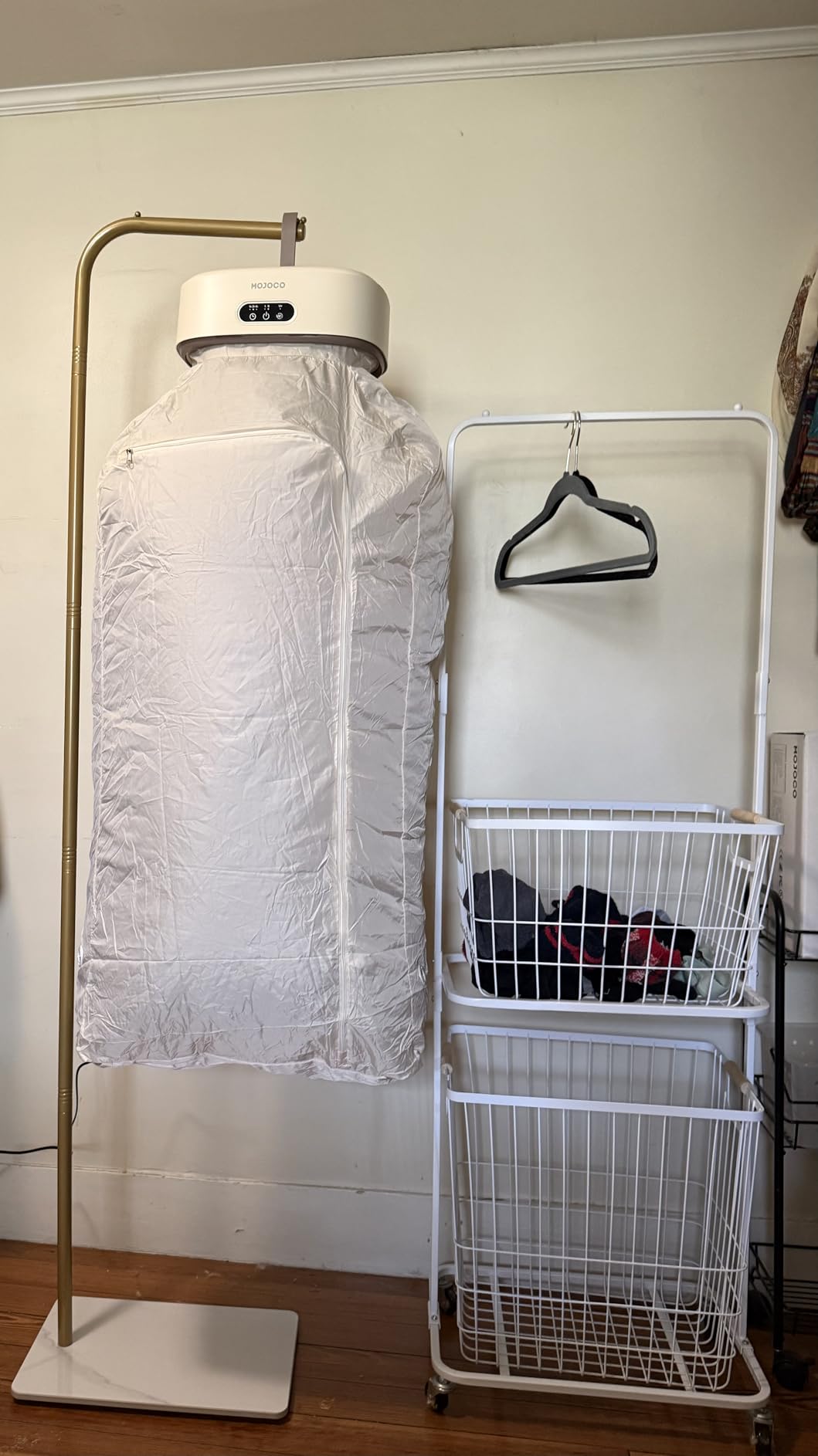 MOJOCO Portable Clothes Dryer - 600w Compact Dryer for Apartment, Travel customer photo 1