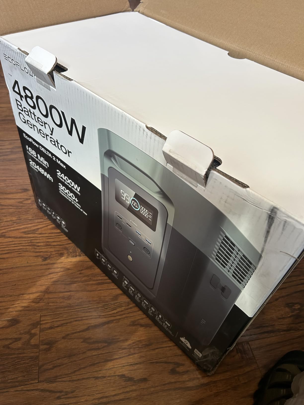 EF ECOFLOW Portable Power Station DELTA 2 Max 2048Wh, 2400W LiFePO4 Battery customer photo 1