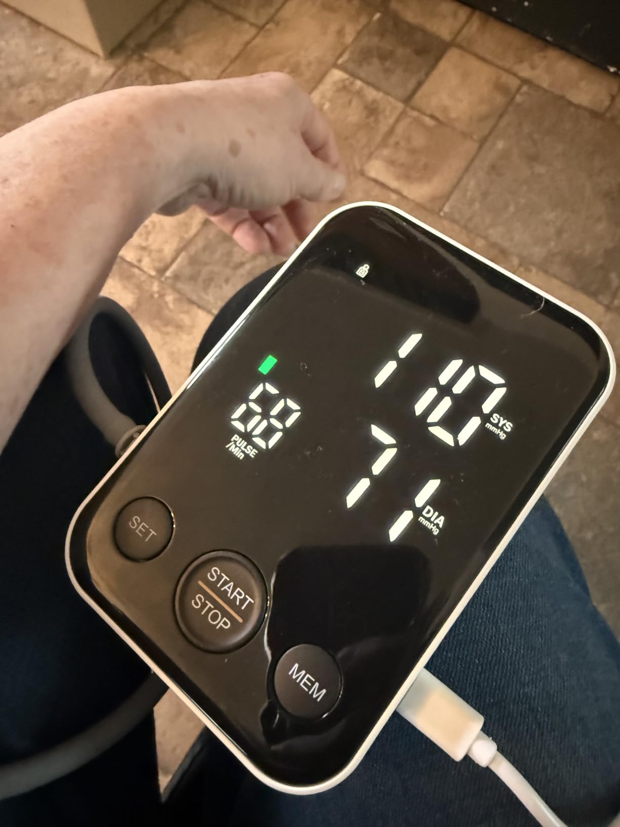 Oklar FDA Cleared Blood Pressure Monitor Upper Arm BP Machine for Home Use customer photo 2