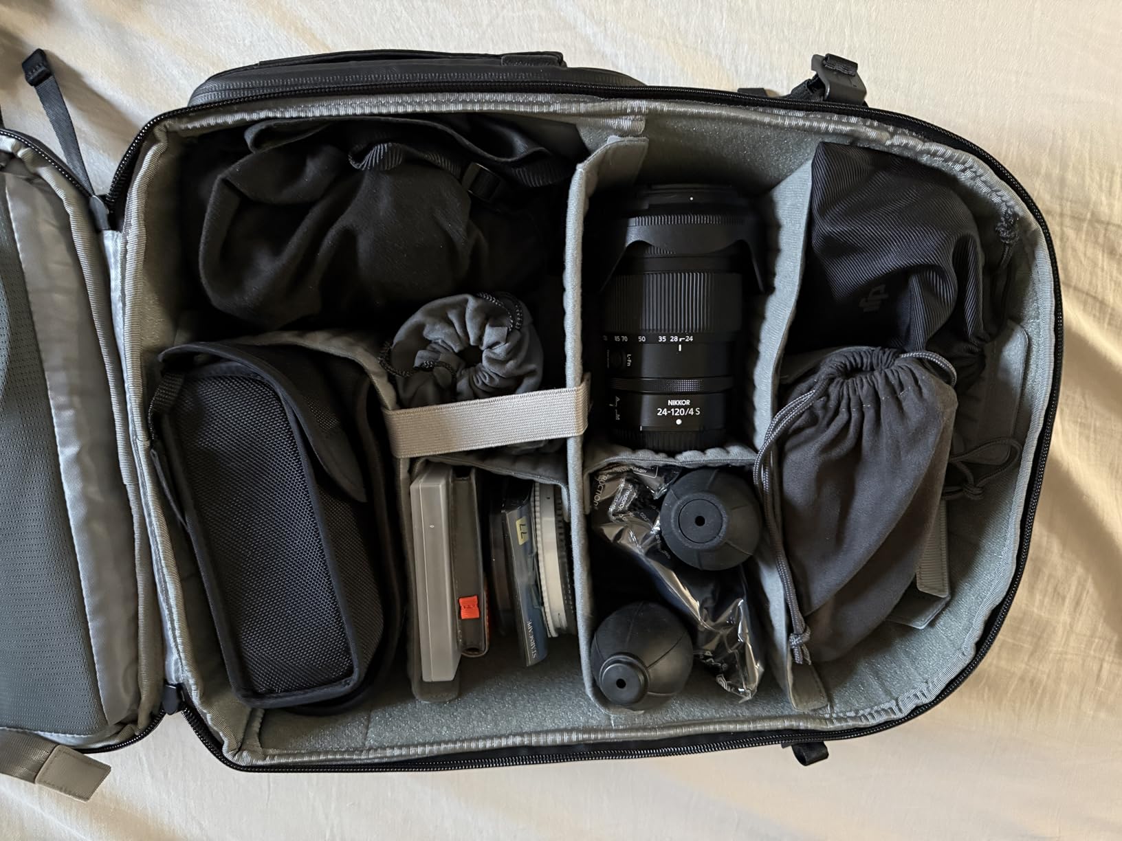 ULANZI 22L Camera Backpack Professional Bag, Water-Resistant Camera Case | Photography Anti Theft Travel for Photographers DSLR Mirrorless Camera Lens Tripod Holder 16
