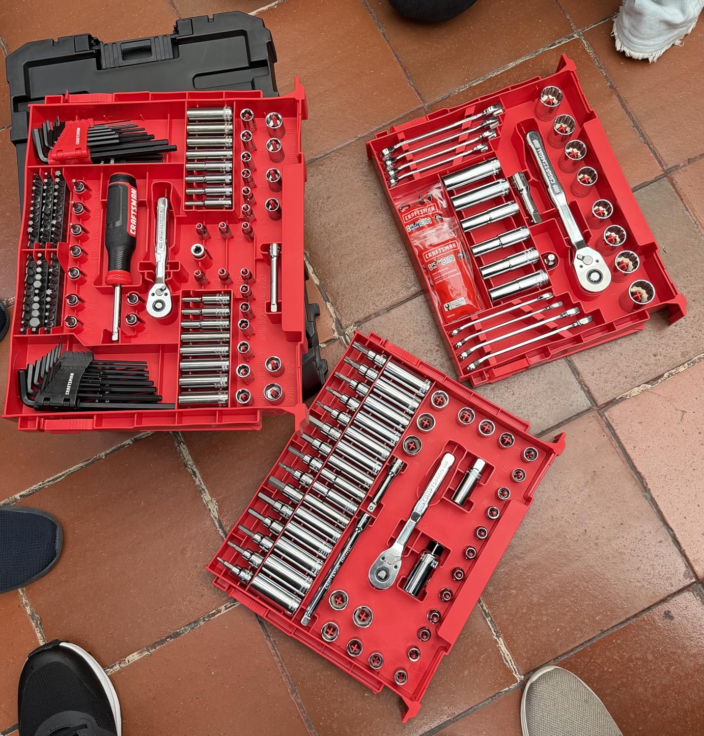 Craftsman 262-Piece Mechanic Tool Set with 3-Drawer VERSASTACK Box, SAE and Metric Socket Set, Car and Motorcycle Tool Kit with Combination Wrenches and Spark Plug Sockets (CMMT45309) customer photo 1