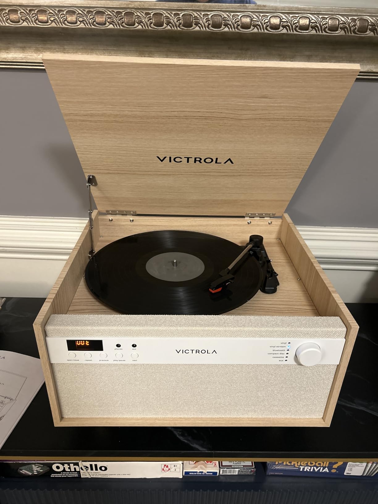 Victrola Century - 6-in-1 Bluetooth Record Player - Walnut customer photo 2