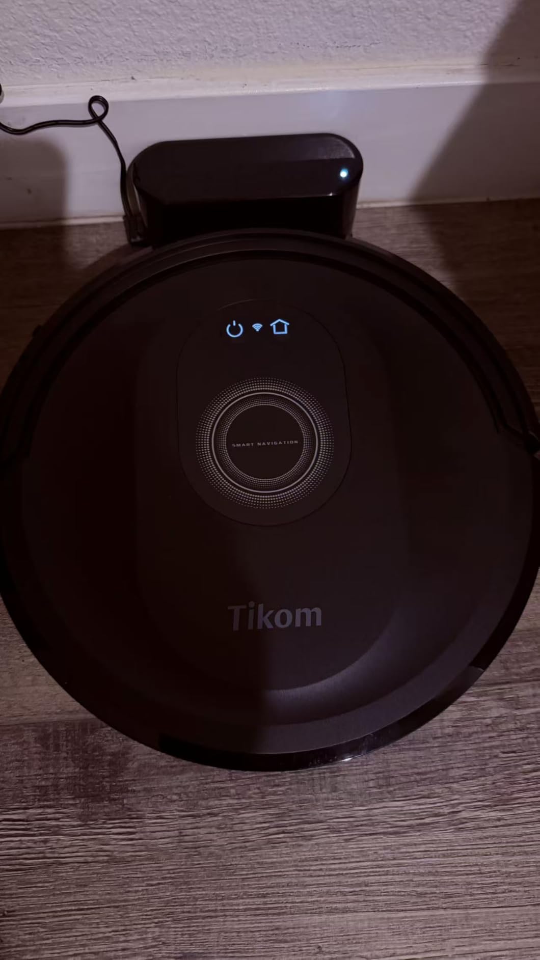 Tikom Robot Vacuum and Mop Combo, 5000Pa Robotic Vacuum Cleaner, 150 Min Max, App & Remote Control, Ideal for Hard Floor, Carpet, Pet Hair, Self-Charge(G8000 Max) customer photo 2