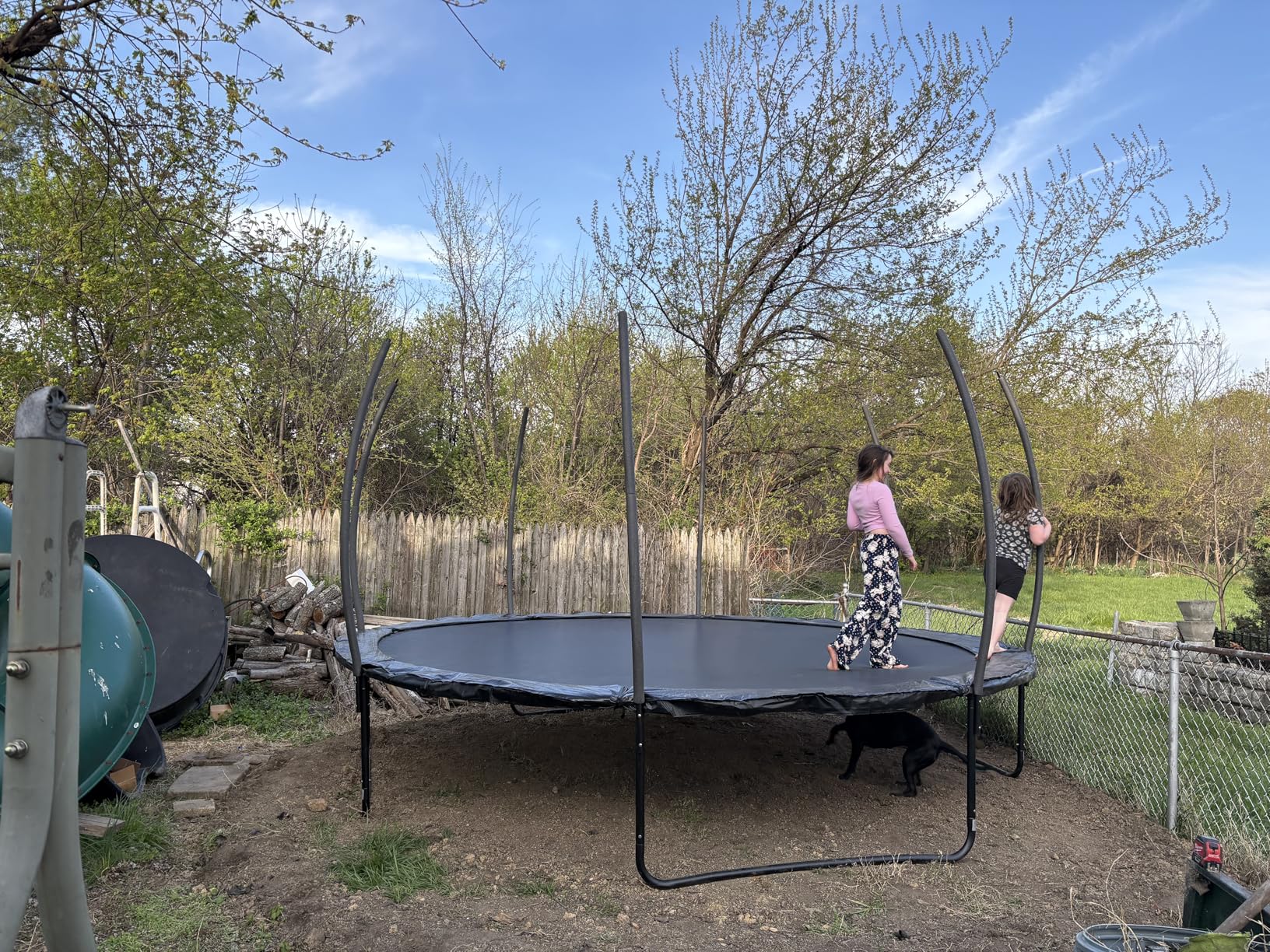 ALTLER Trampoline 12FT 14FT Enclosure Net Outdoor Jump for Kids and Adults Round ASTM Approved Heavy-Duty Bounce Mat with Enhanced Weight Capacity customer photo 2