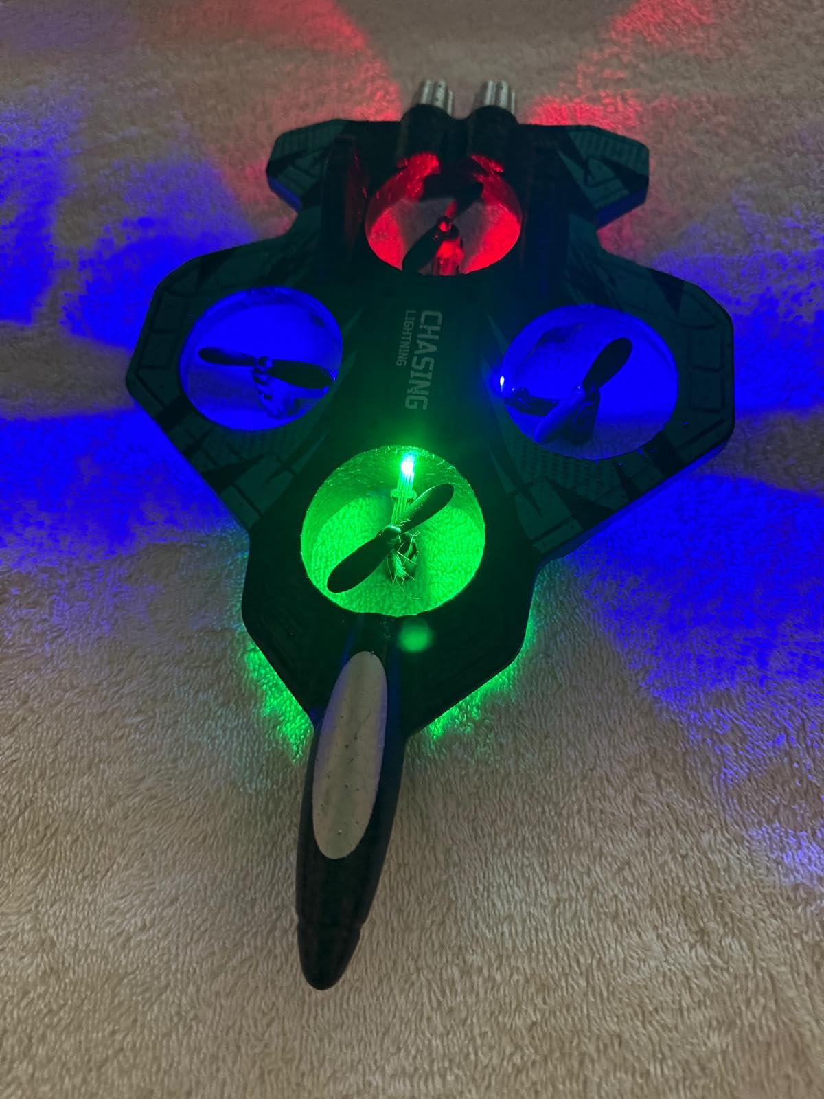 Foam RC Airplane with Cool Led Light, 360° Flip and Headless Mode, Remote Control Airplane RC Plane for Kids Adults Aged 6+, RC Flying Toy for Kids, Birthday Gift customer photo 2