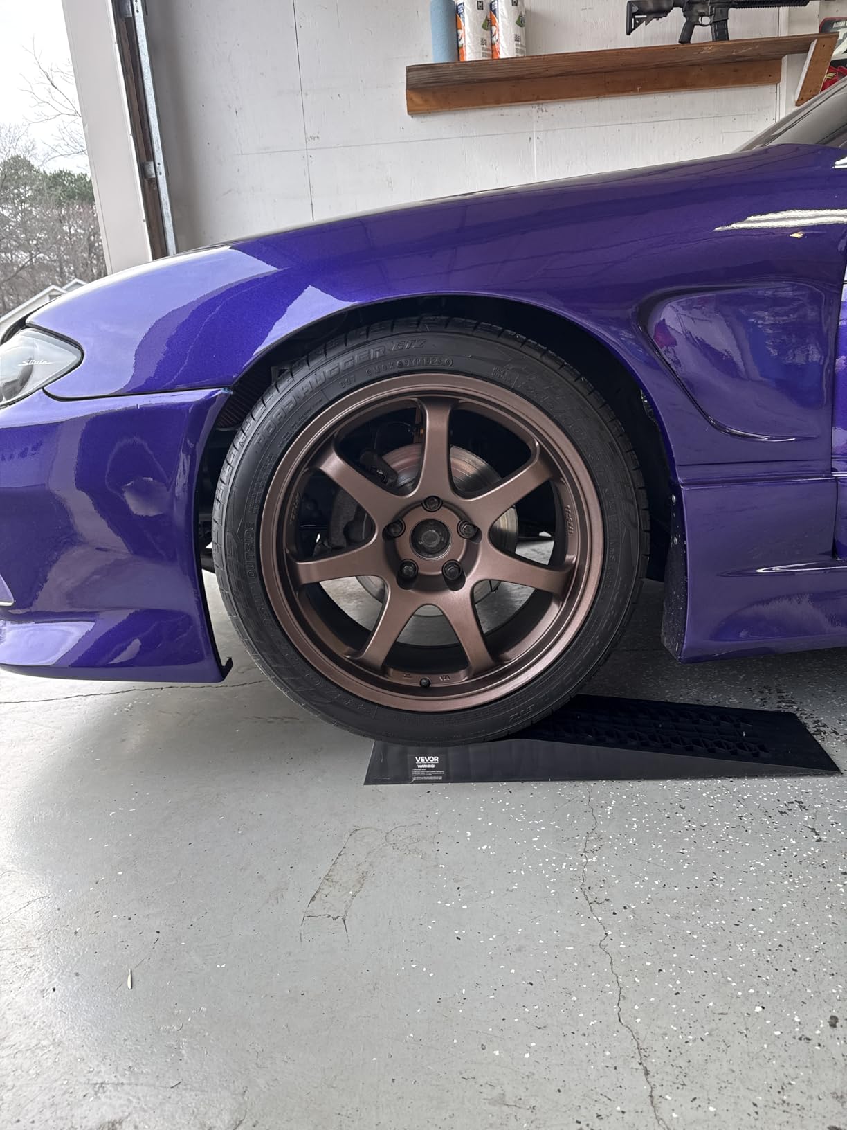 VEVOR Car Ramps, 4 PCS 20000 lbs GVW Capacity, 2.56 in Lift Height, Portable Low Profile Car Service Ramps for Home Garage Maintenance & Oil Changes, Heavy Duty for Low Chassis Vehicle & Support Jack customer photo 1