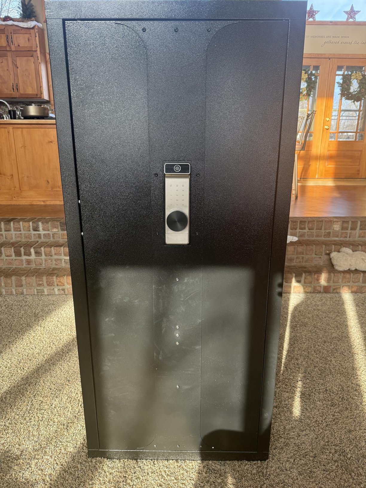 20-24 Gun Safe, Large Biometric Gun Safe for Rifles and Pistols, Rifle Safe, Gun Safes for Home with Adjustable Shelves & Door Organizer & Drawer, Heavy-Duty Gun Cabinet with Alarm Function customer photo 2