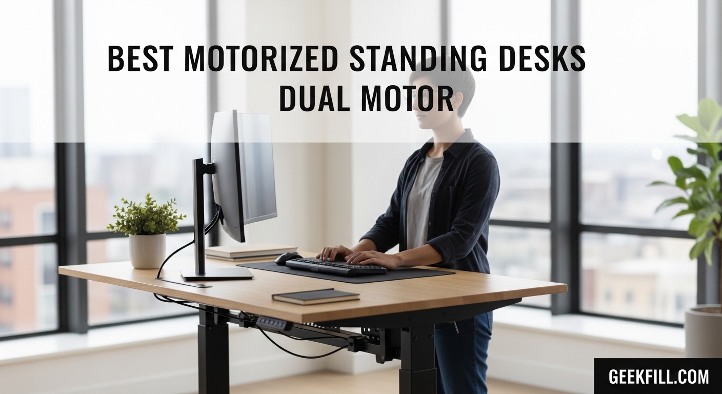 Best Motorized Standing Desks Dual Motor