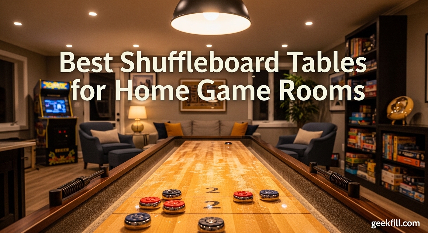 Best Shuffleboard Tables for Home Game Rooms