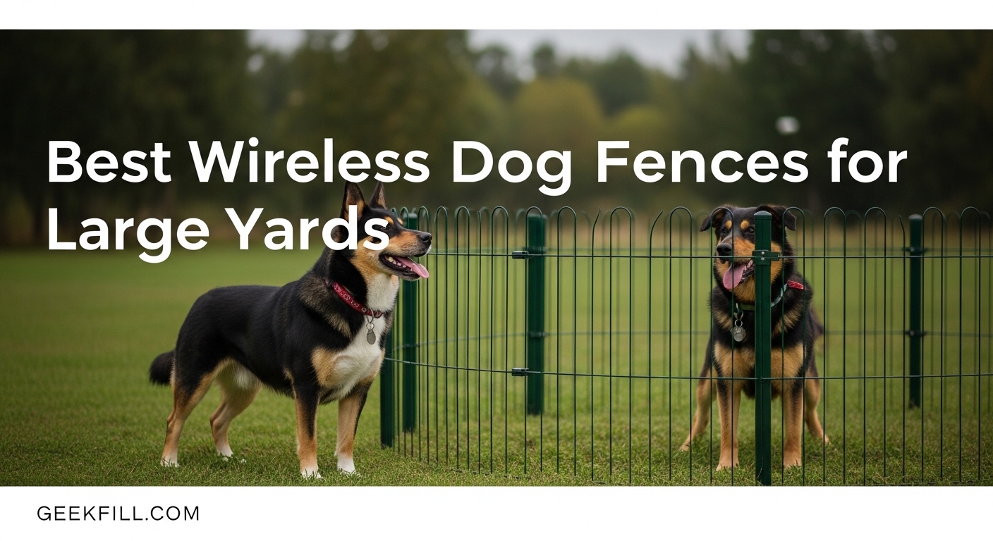 Best Wireless Dog Fences for Large Yards