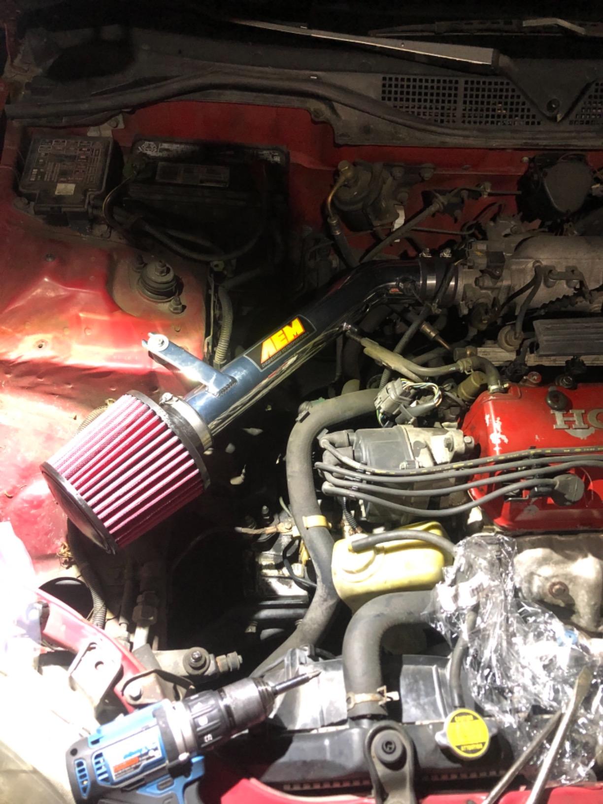 AEM 22-401R Red Short Ram Intake System customer photo 2
