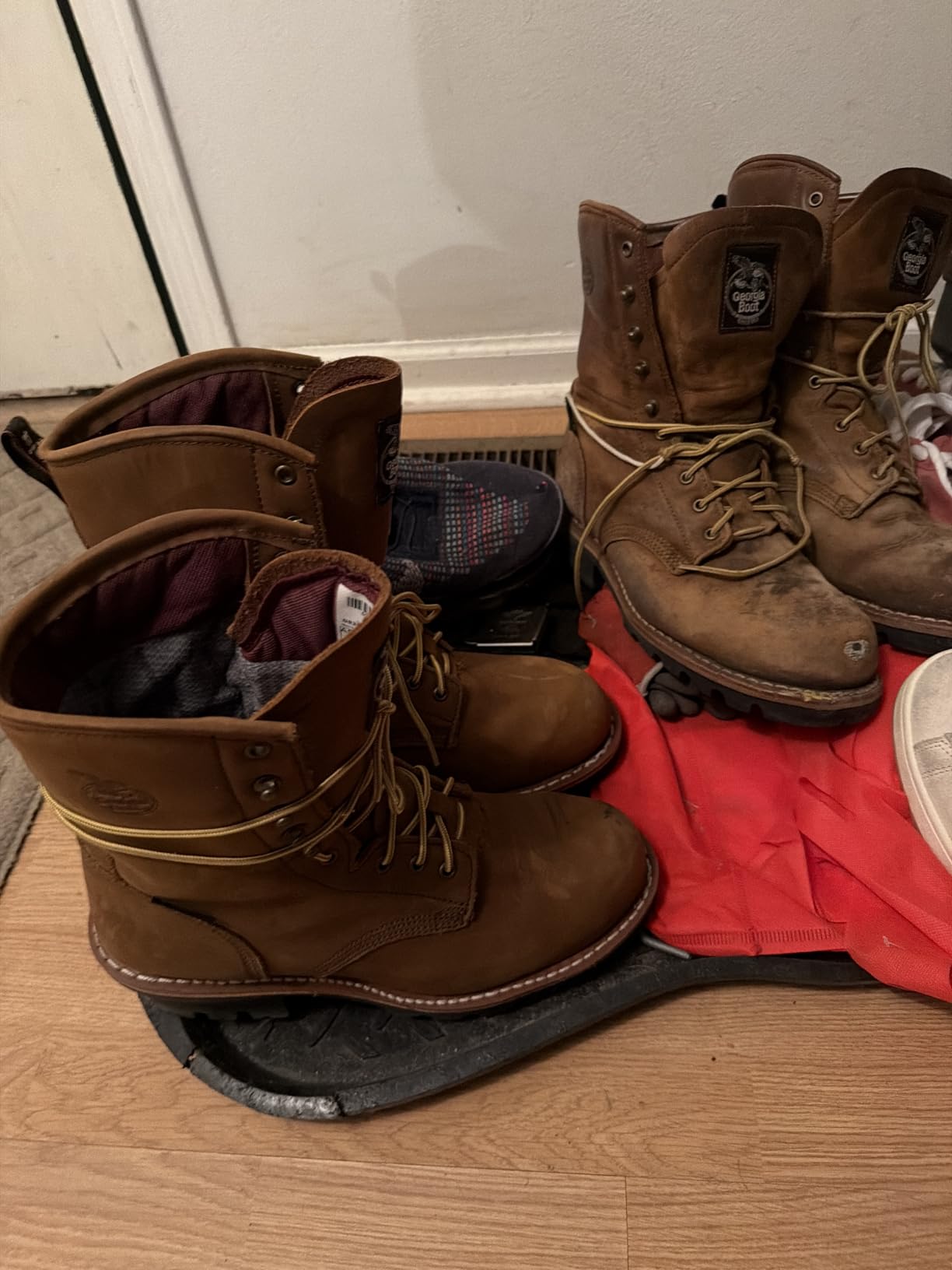 Georgia Boot Steel Toe GORE-TEX Waterproof 400G Insulated Logger Boot customer photo 1