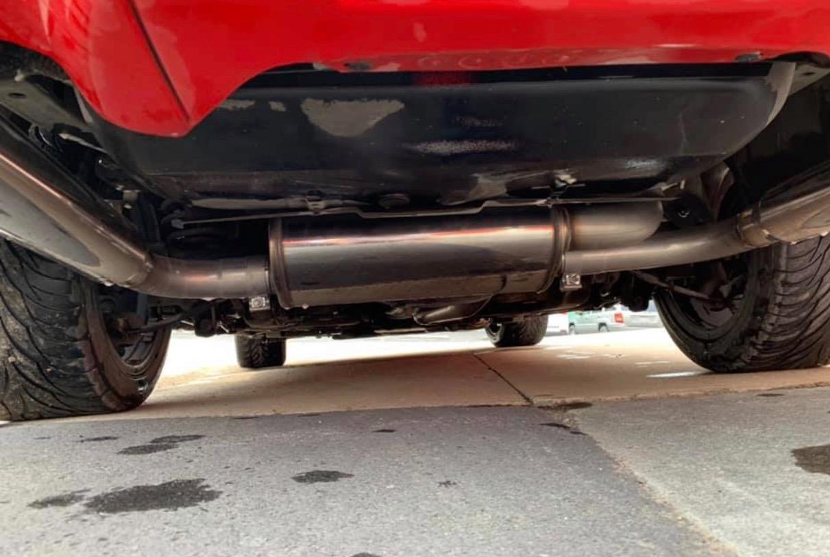 MagnaFlow Cat-Back Performance Exhaust System 15620 - Street Series, Stainless Steel 3in Main Piping, Dual Split Rear Exit, Polished Finish 3.5in Exhaust Tip - American Muscle Performance Exhaust Kit customer photo 2