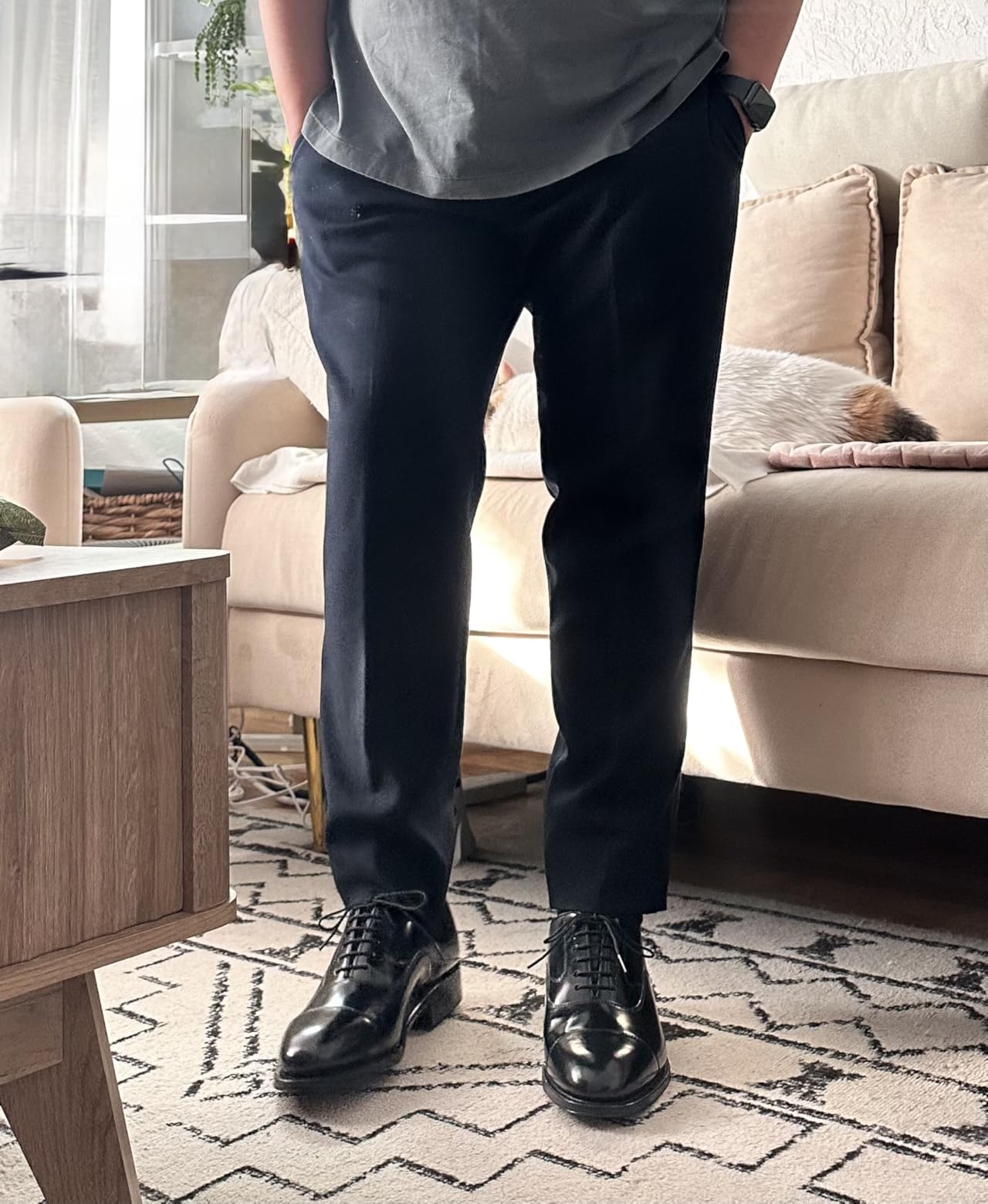 Johnston & Murphy Men's Melton Cap Toe Oxford customer photo 2