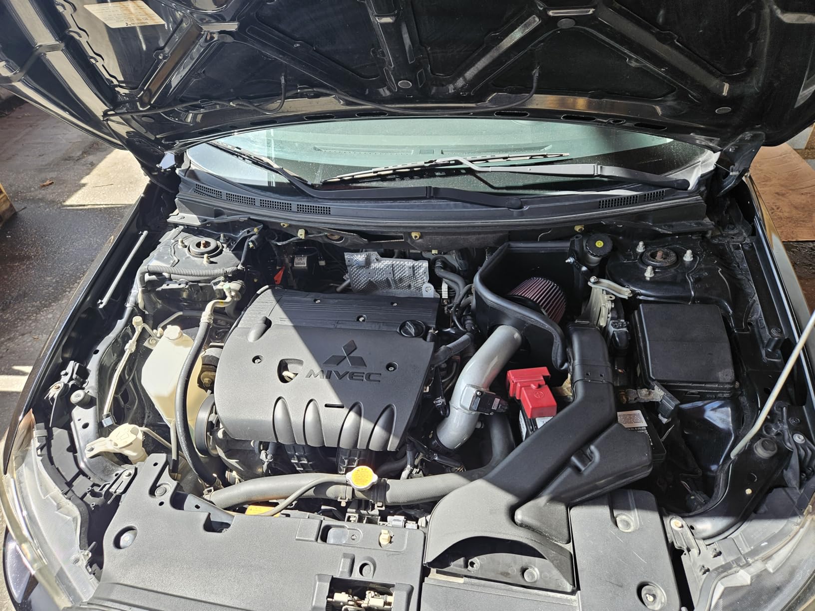 K&N Cold Air Intake System: High-Flow Air Filter, Increase Performance & Acceleration: Compatible with 2008-2014 Mitsubishi: Lancer, 69-6544TS customer photo 1