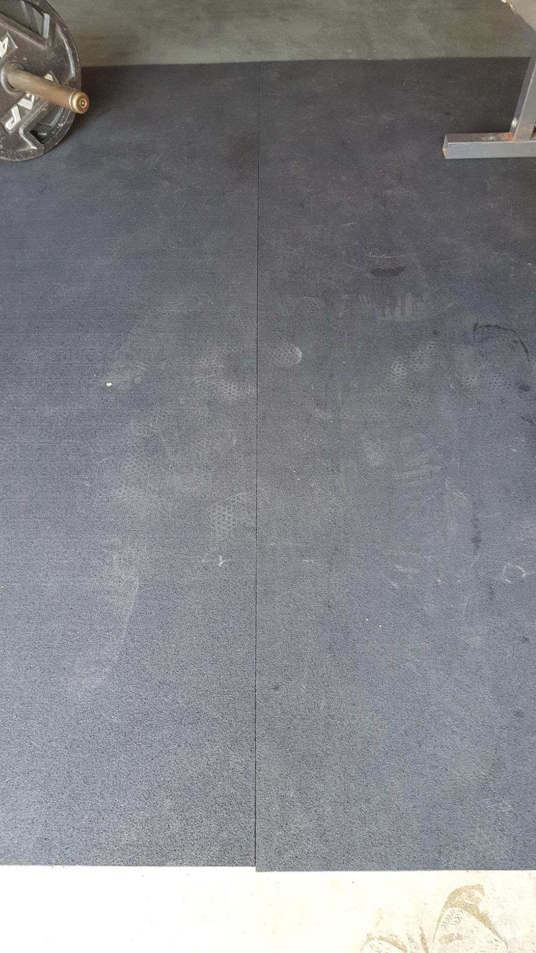 Recycled Flooring 1/4 in. x 4 ft. x 6 ft. - Black Rubber Mats customer photo 2
