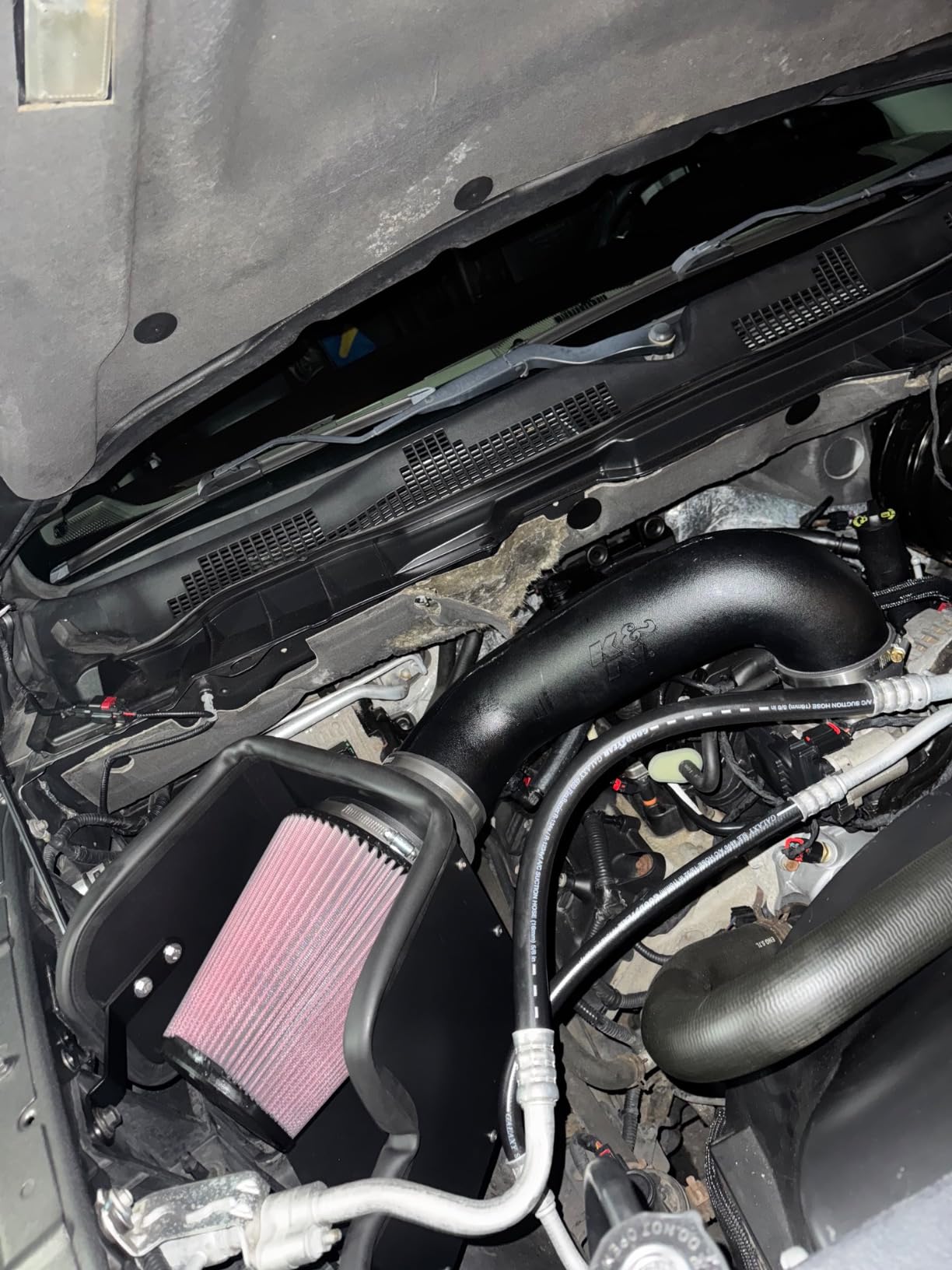 K&N Cold Air Intake System: High-Flow Air Filter, Increase Performance & Towing: Compatible with 2009-2023 RAM/DODGE 1500, 2500, 3500, 63-1561 customer photo 1