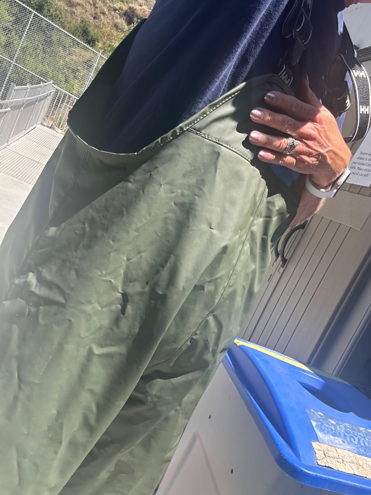 Mandal Waterproof Bib Overalls for Men, Fishing Pants customer photo 1