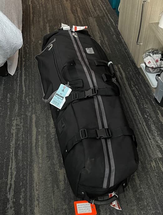 CADDYDADDY Constrictor Golf Travel Bag Cover with Thick Dense Foam Padded Top, 1 Year Full Travel Bag Replacement Coverage customer photo 1