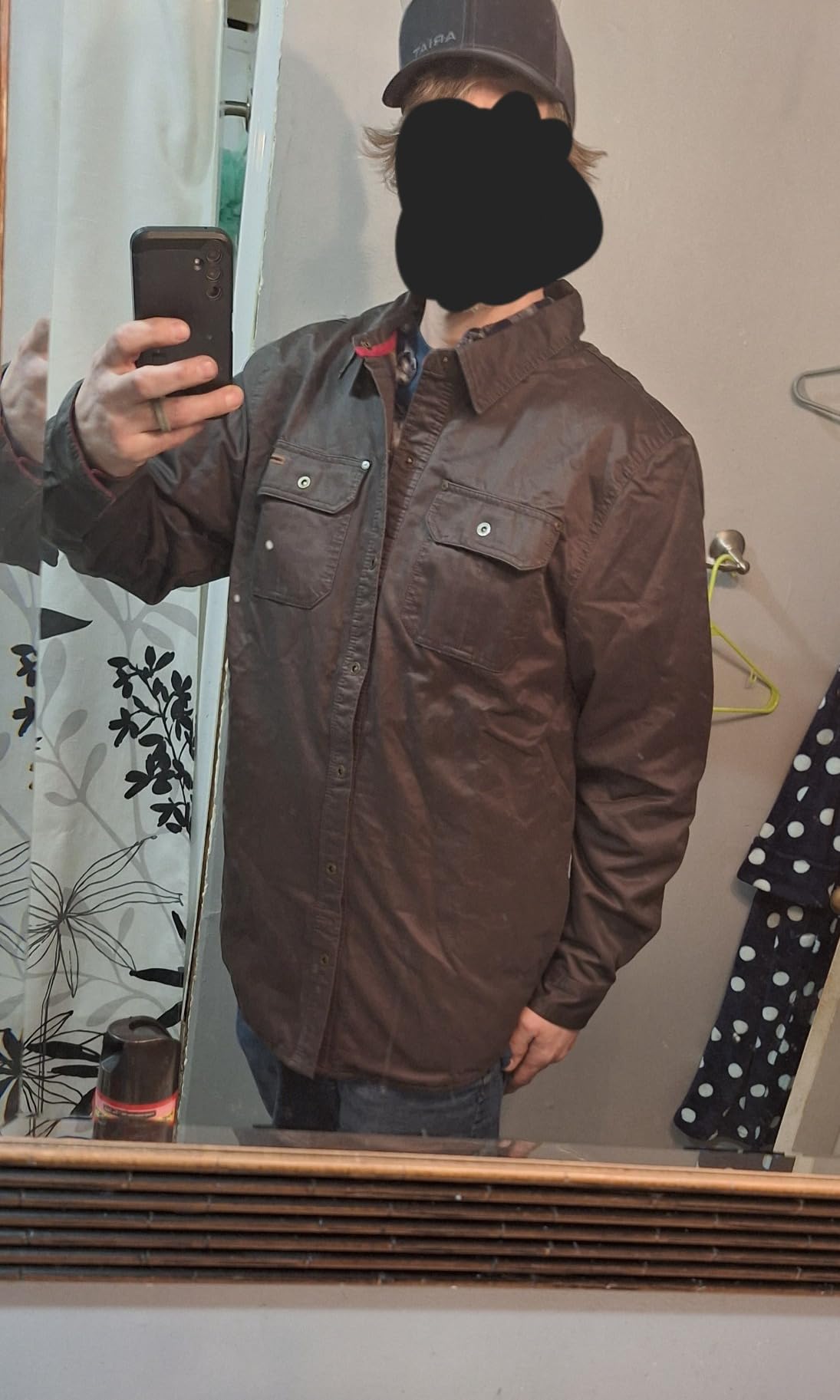 Legendary Whitetails Mens Flannel Lined Waxed Cotton Shirt Jacket customer photo 1