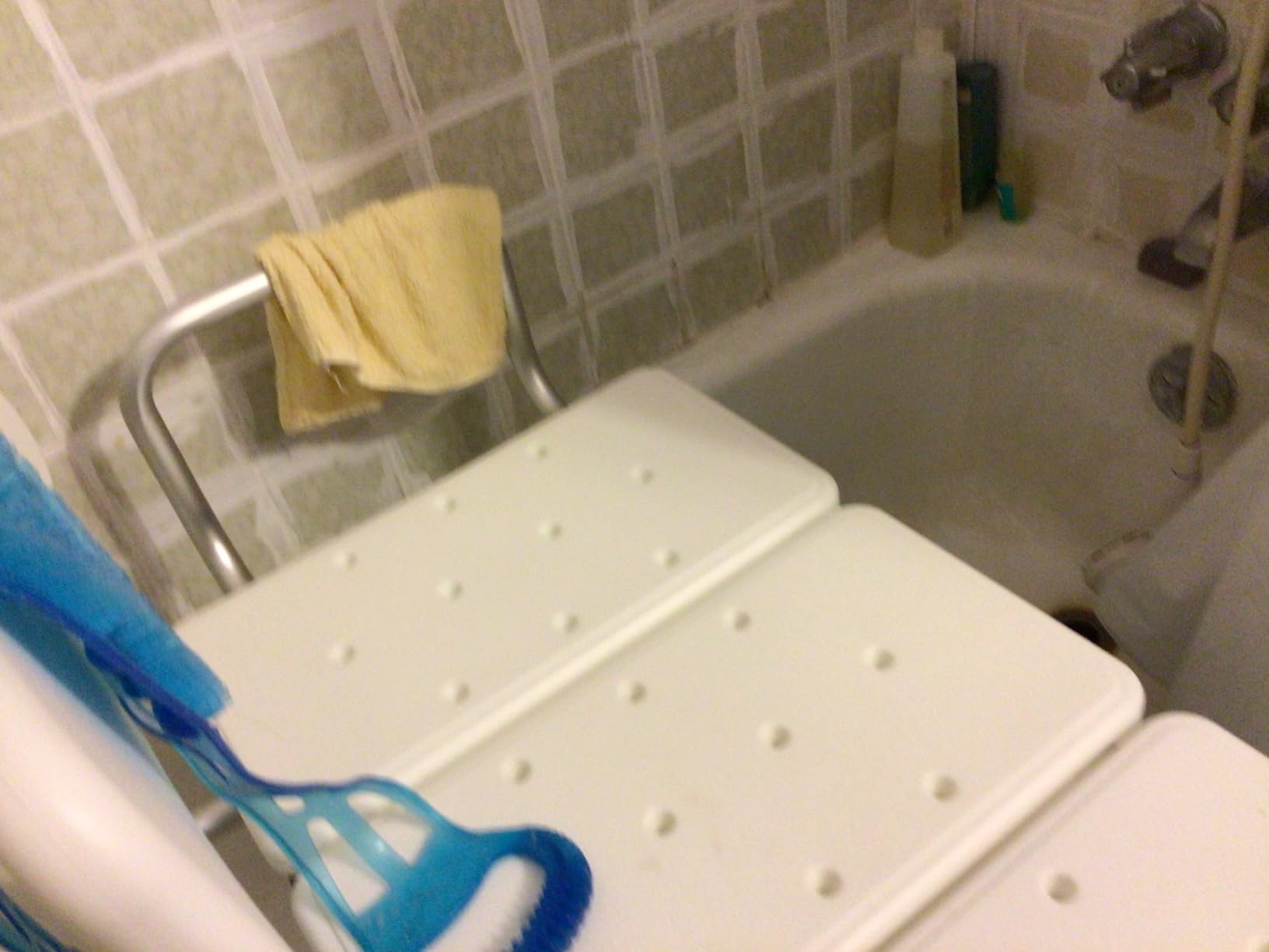 Carex Shower Bench and Shower Chair For Elderly and Disabled with Height Adjustable Legs, Tub Bench Converts to Right or Left Hand Entry, Shower Chair For Bathtub customer photo 2
