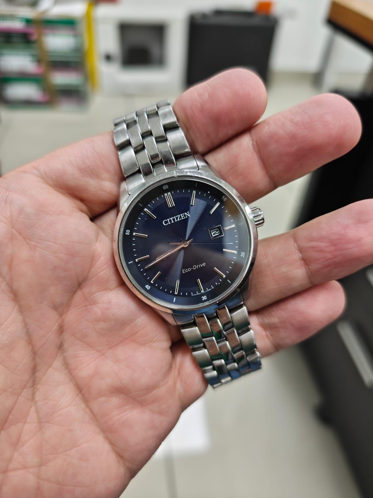 Men's Classic Addysen Eco-Drive Watch, 3-Hand Date, Sapphire Crystal customer photo 1