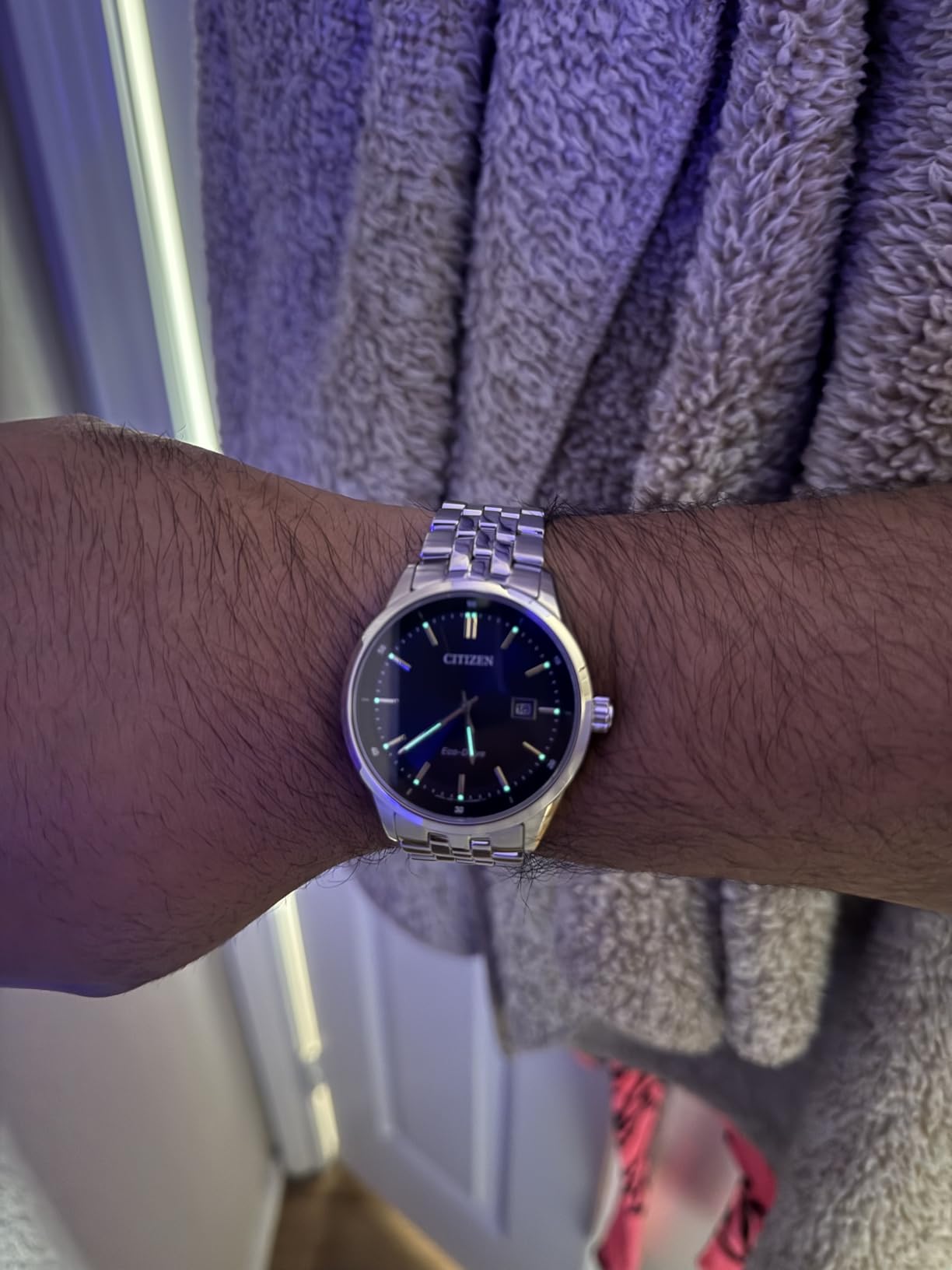 Men's Classic Addysen Eco-Drive Watch, 3-Hand Date, Sapphire Crystal customer photo 2