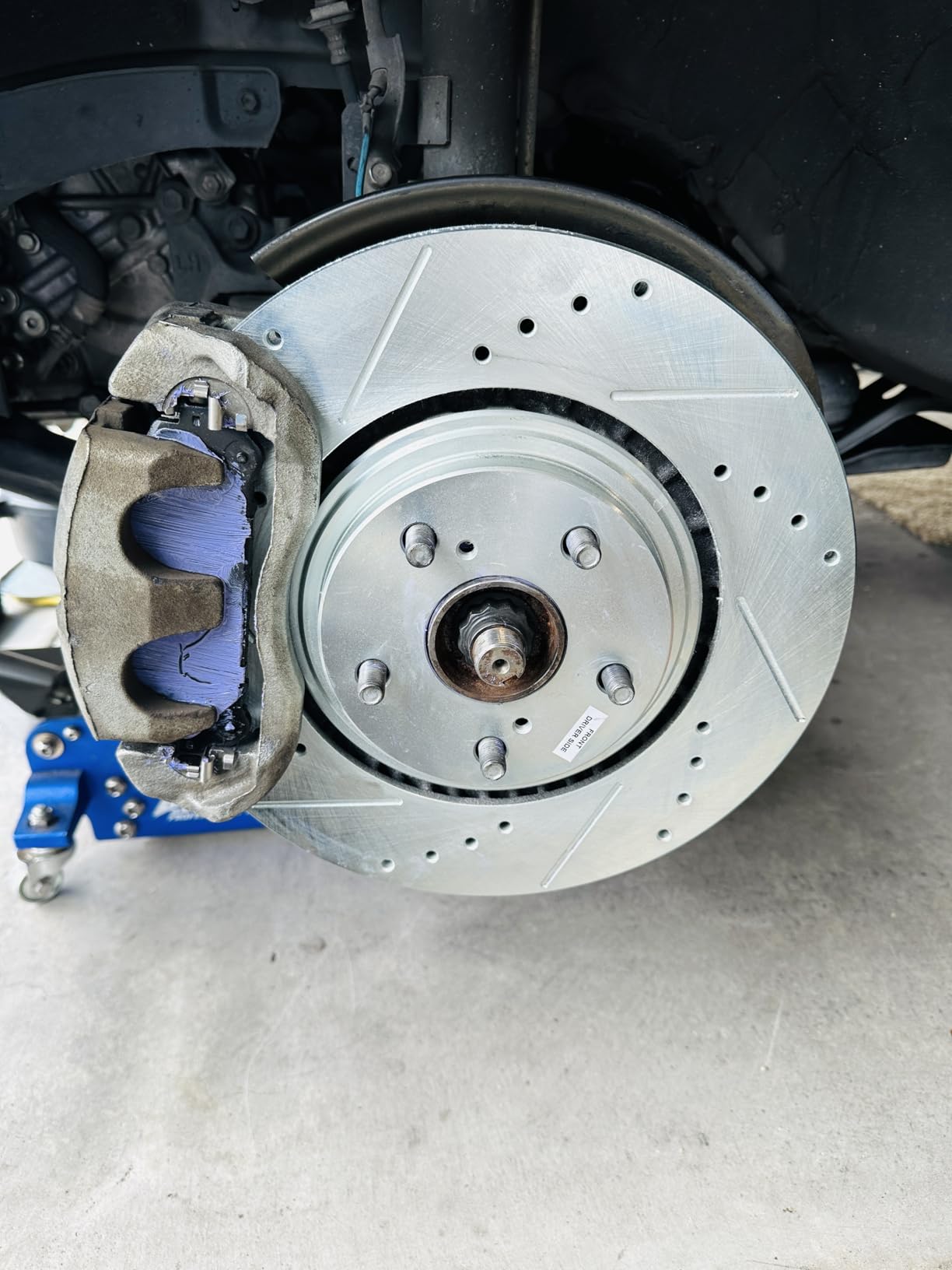 PowerStop Z23 Evolution Sport Brake Pad & Rotor Kit Front & Rear K5828 | Toyota Sienna, Toyota Highlander, Lexus RX350 Carbon Fiber Ceramic Brake Pads + Drilled & Slotted Rotors customer photo 1