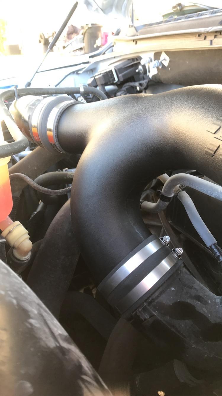 K&N Cold Air Intake System: High-Flow Air Filter, Increase Performance & Towing: Compatible with 2015-2026 FORD: F150 V6 2.7L, 63-2593 customer photo 1