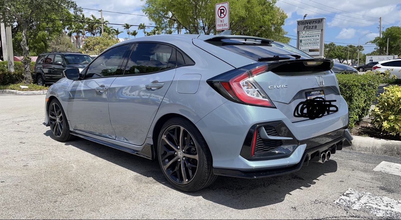Eibach PRO-KIT Performance Lowering Springs, 4 Coil Springs, Black Powder Coat, Honda Civic 2016-21 customer photo 2
