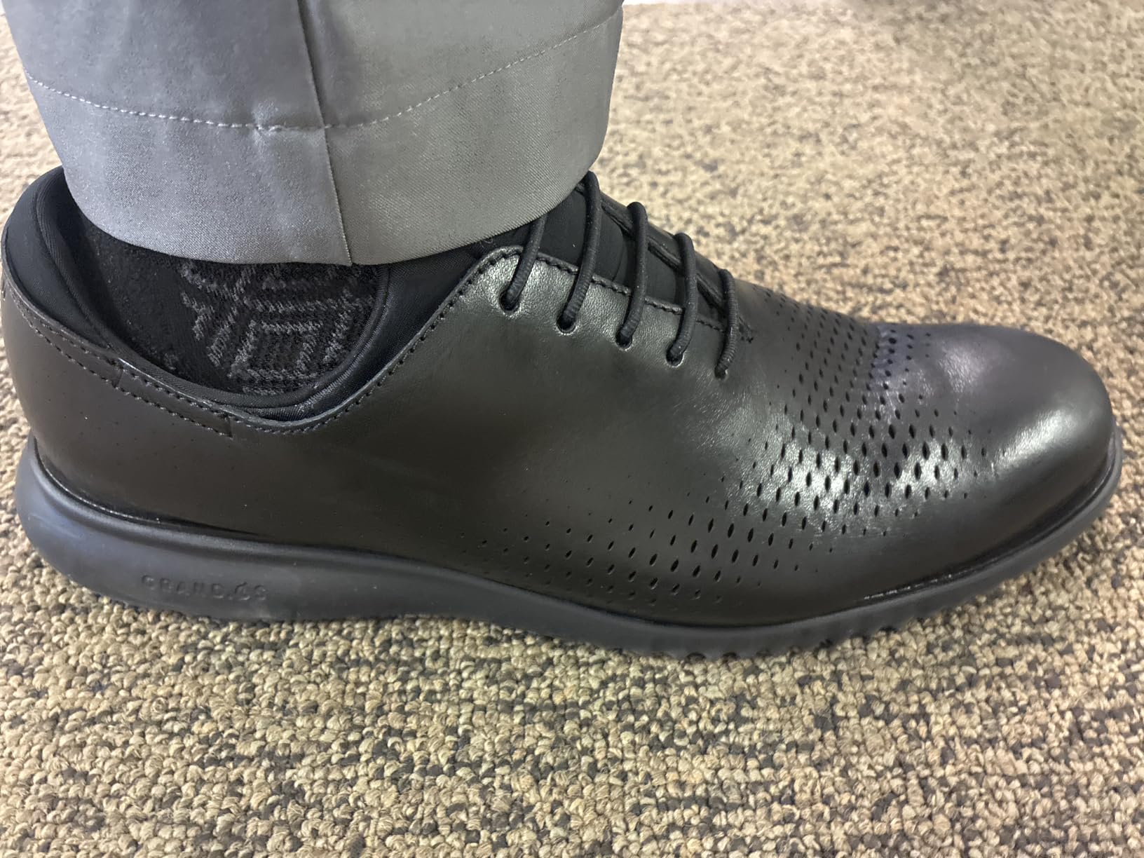 Men's 2.Zerogrand Laser Wingtip Oxfords customer photo 2