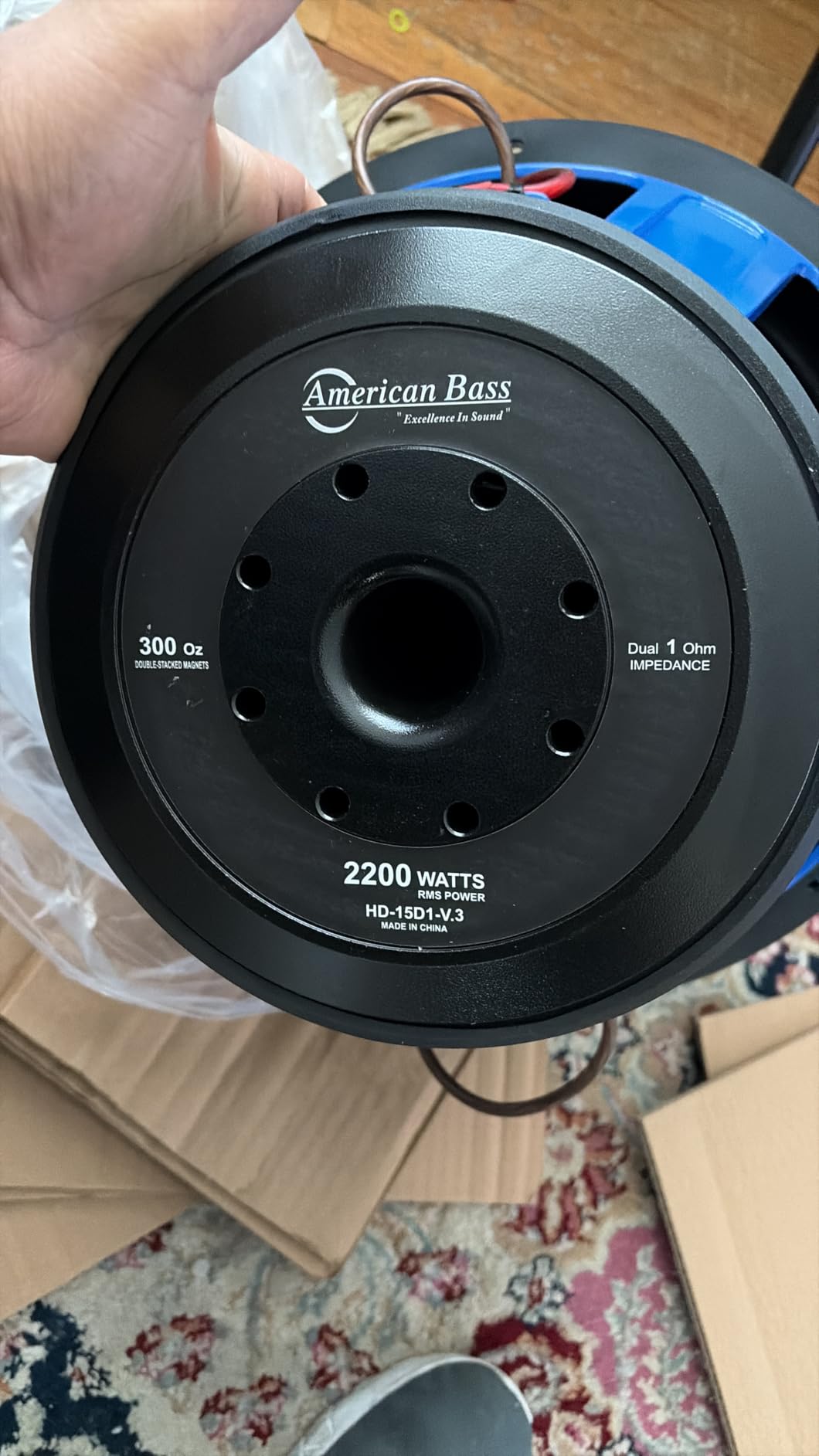American Bass HD 15 Inch Car Subwoofer - 1 Ohm 4000 Max Watts customer photo 1