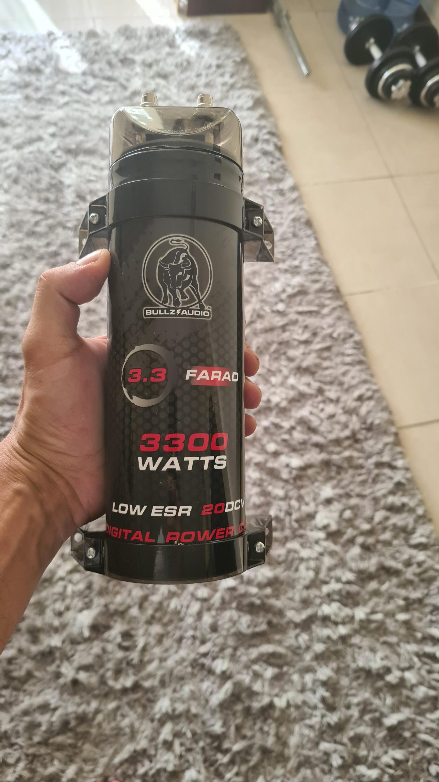 Audiopipe BCAP3.3 Bullz Audio 3.3 Farad Capacitor With Digital Voltage Display customer photo 2