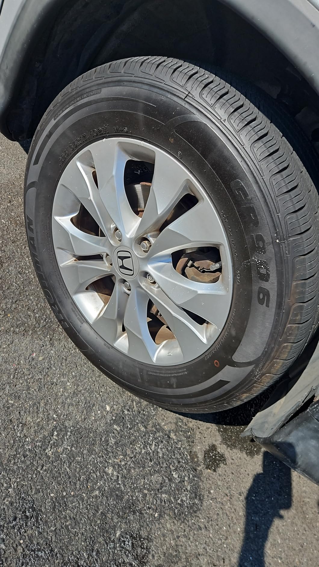 ACT1089A Ultra-Premium Ceramic Front Disc Brake Pads, GREY customer photo 1