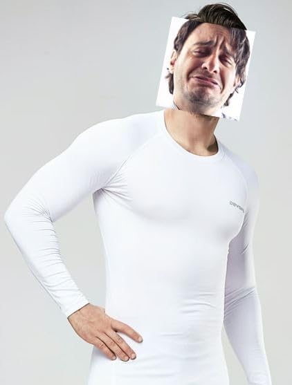 DEVOPS 3 Pack Men's Cool Dry Compression Baselayer Long Sleeve Shirts Top customer photo 1