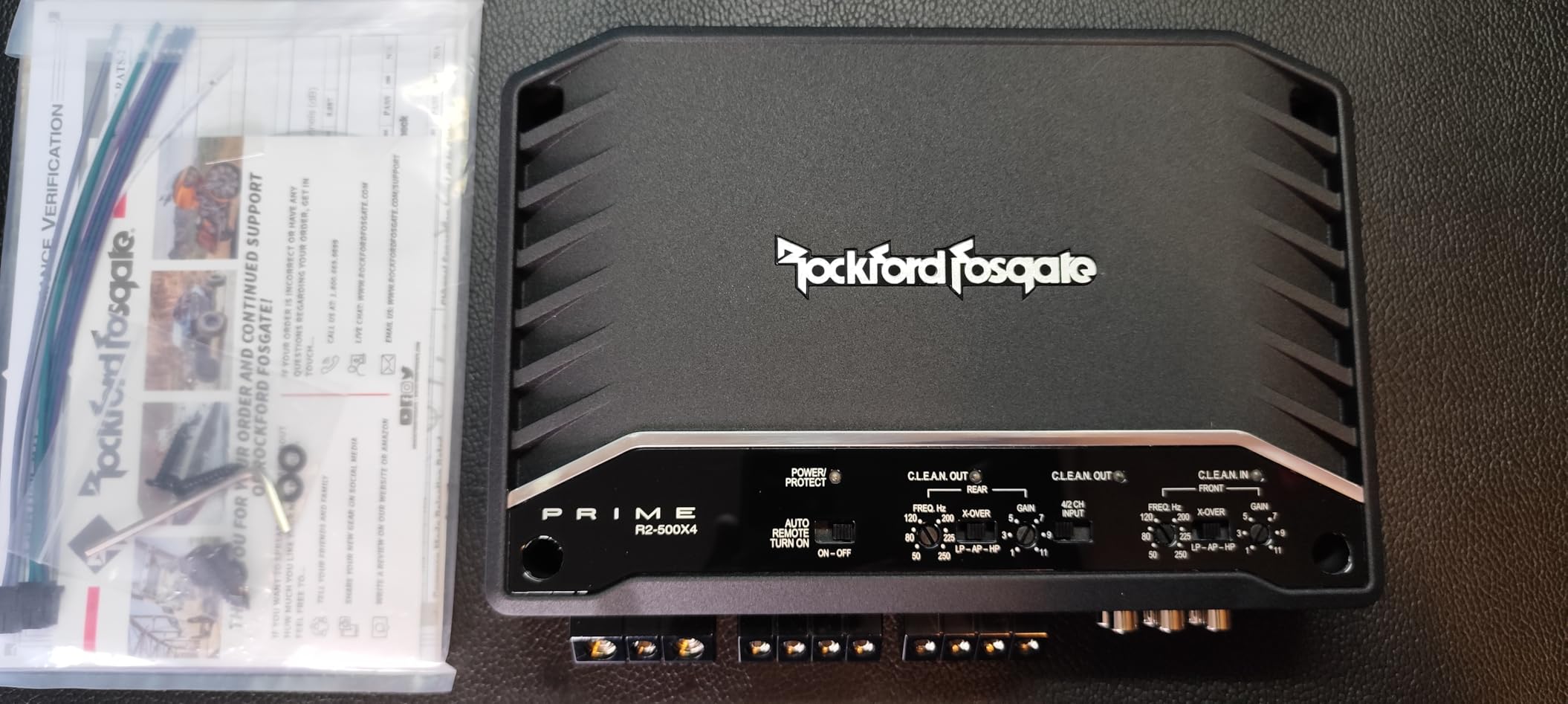 Rockford Fosgate Prime R2-500X4 500-Watt 4-Channel Class-D Amplifier customer photo 2