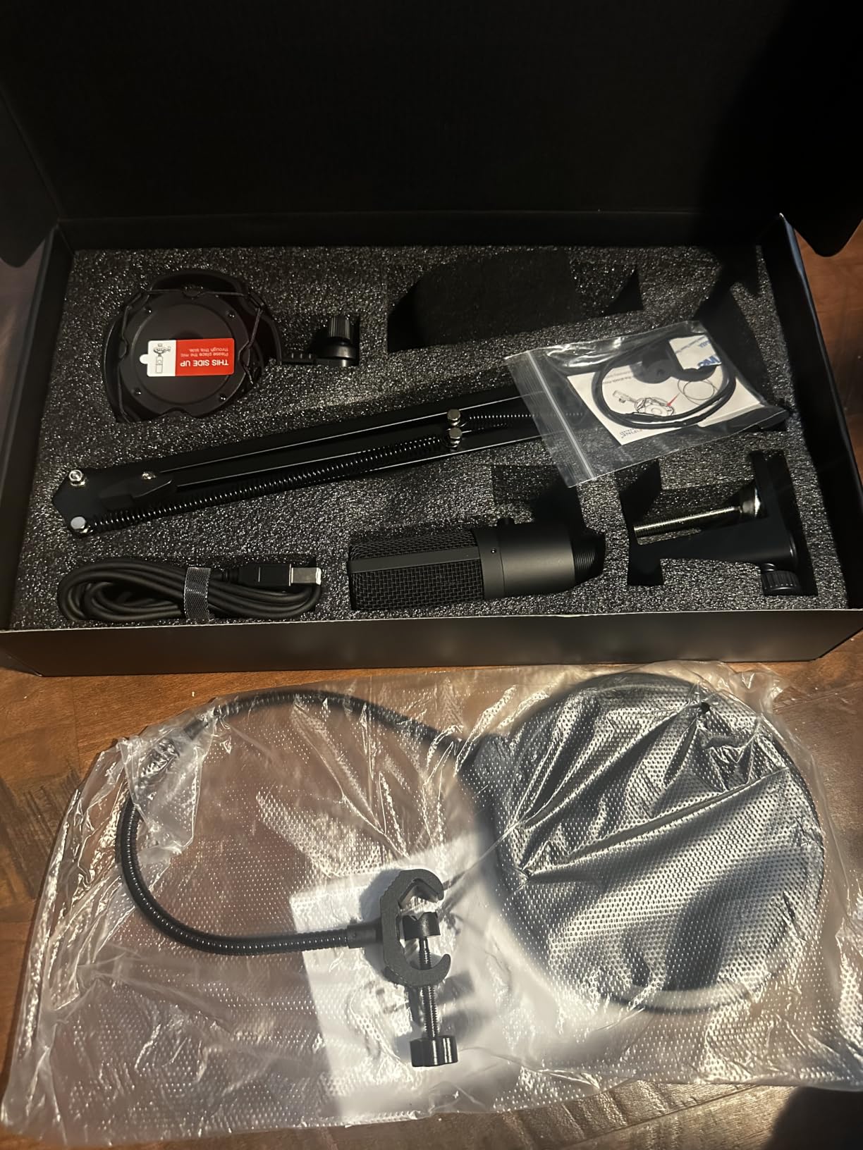 FIFINE T669 Studio Condenser USB Microphone for Recording Podcasting | Computer Microphone Kit for Voice Overs, Adjustable Boom Arm Stand, Shock Mount for Vocal, Instruments, Gaming, Streaming customer photo 2