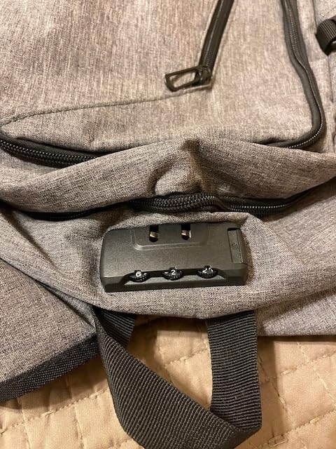 WENIG Anti-Theft Travel Laptop Backpack with USB Charging Port Lock, Water Resistant Slim Work Computer Bag Fits 15.6 Inch Laptop customer photo 1