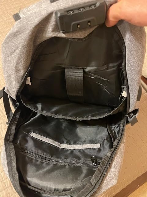 WENIG Anti-Theft Travel Laptop Backpack with USB Charging Port Lock, Water Resistant Slim Work Computer Bag Fits 15.6 Inch Laptop customer photo 2