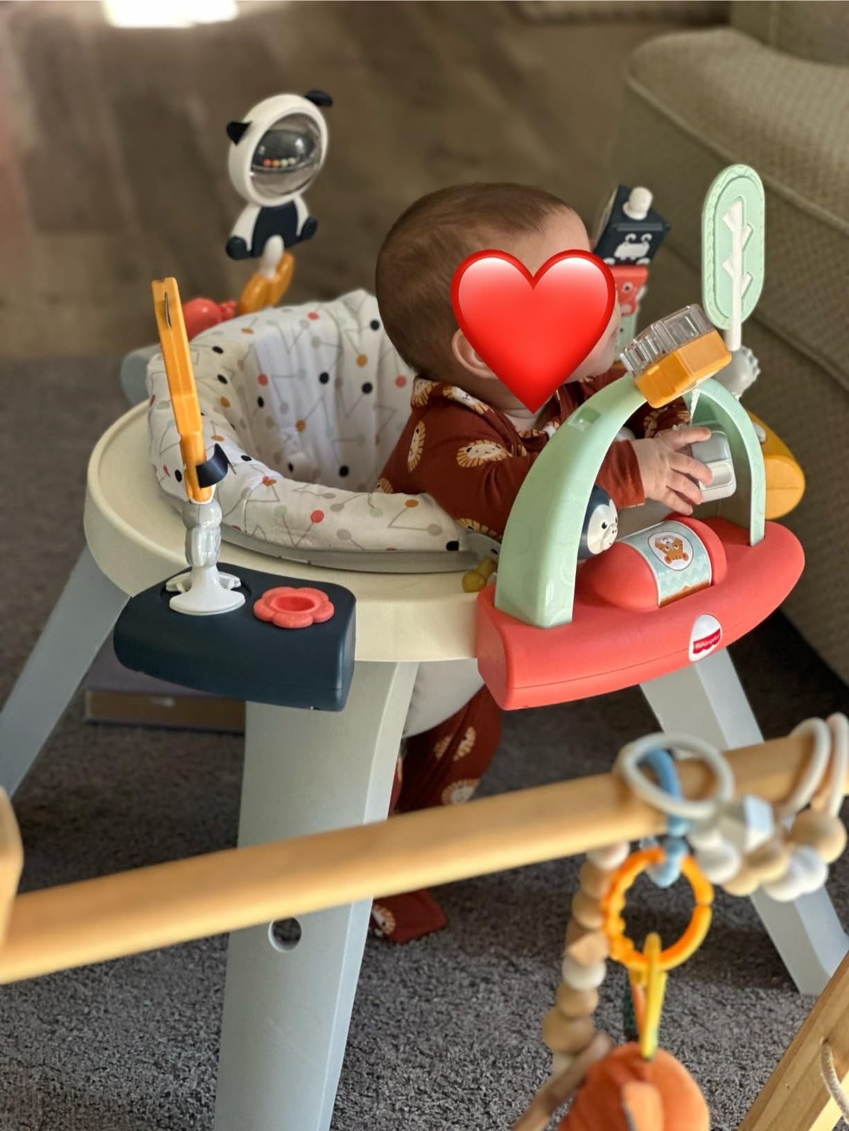 Baby Einstein Baby to Toddler Toy 3-in-1 Spin & Sort Activity Center and Play Table with 10+ Activities, Happy Dots customer photo 2