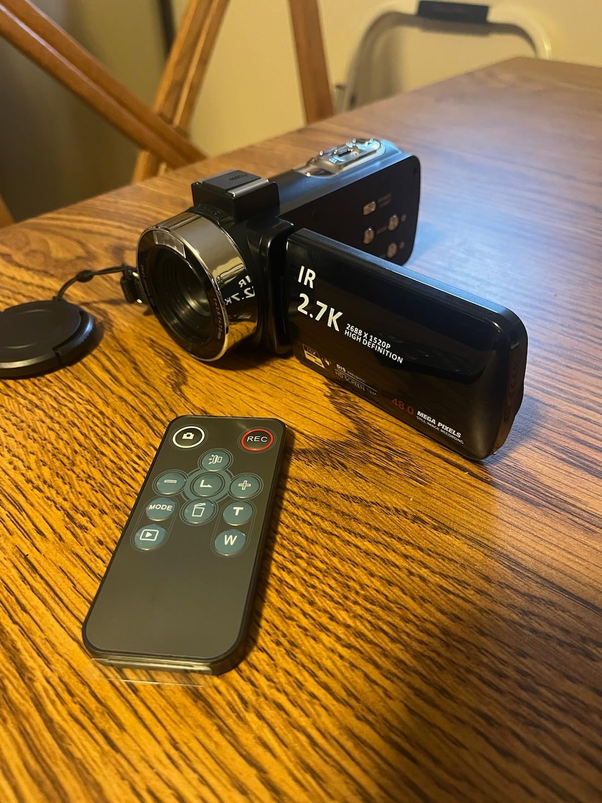Video Camera Camcorder Full HD 1080P 30FPS 24.0 MP IR Night Vision Vlogging Camera Recorder 3.0 Inch IPS Screen 16X Zoom Camcorders Remote Control with 2 Batteries customer photo 1