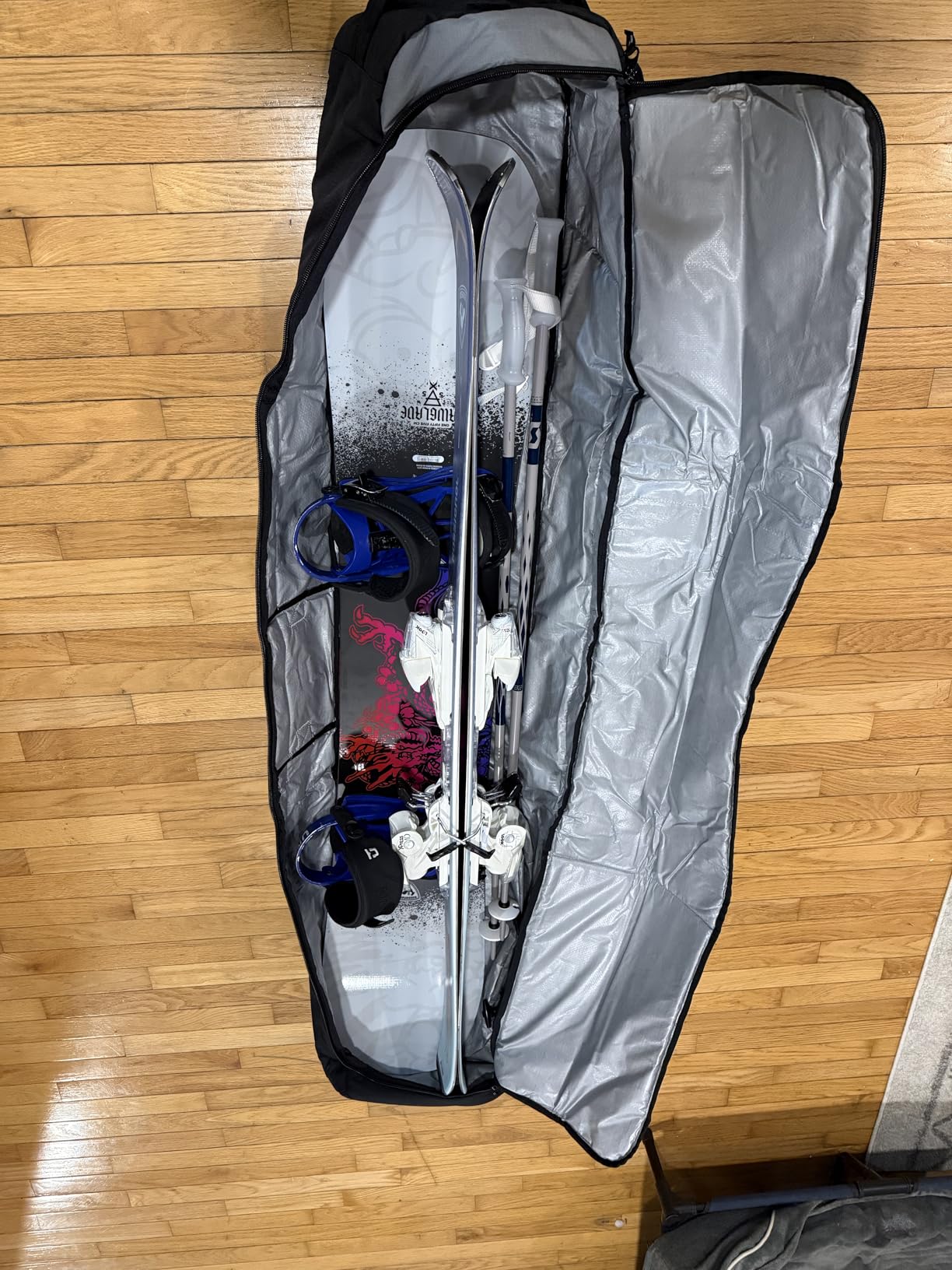 Element Equipment Wheeled Padded Ski Bag Ultimate Double - Premium Roller Travel Bag customer photo 2
