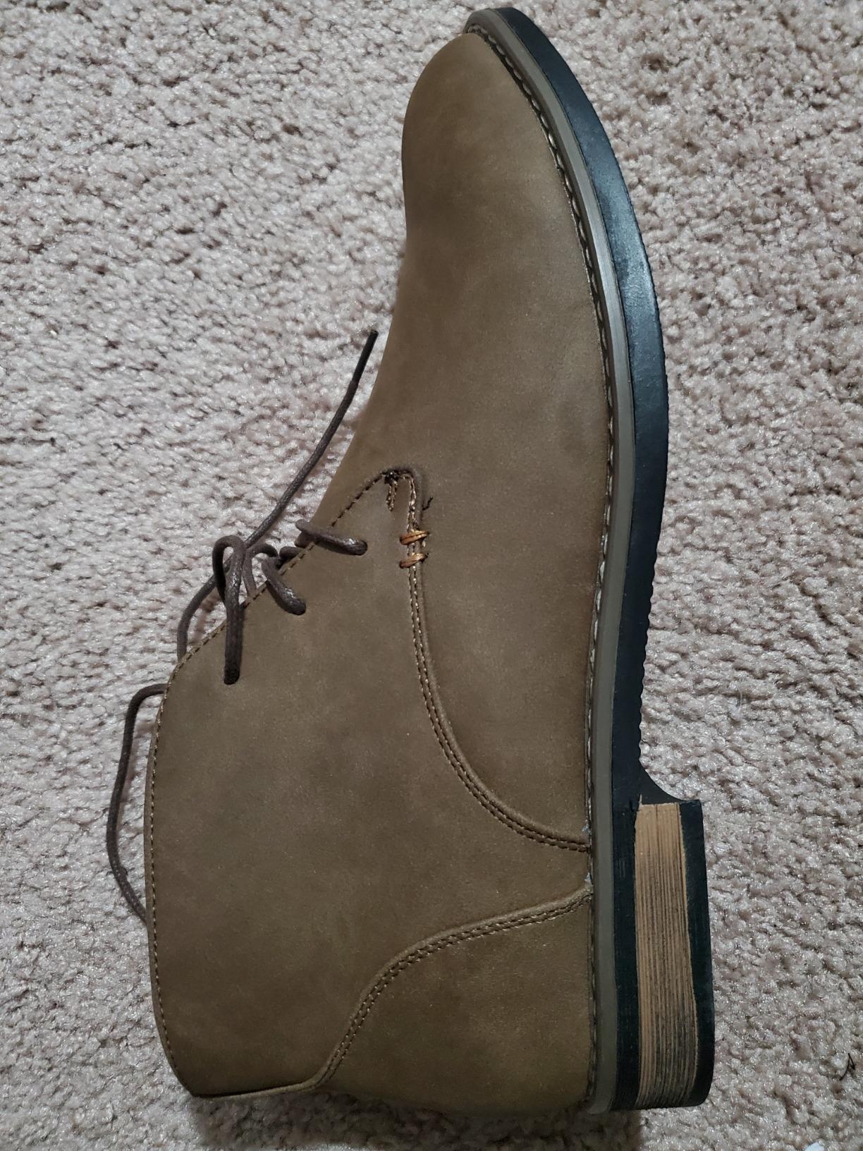 Jousen Men's Chukka Boots Desert Ankle Dress Boots | Lace up, Non-slip Durable Rubber Sole, Classic style, Soft Insole, Daily Commute, Formal, Casual, Office customer photo 1
