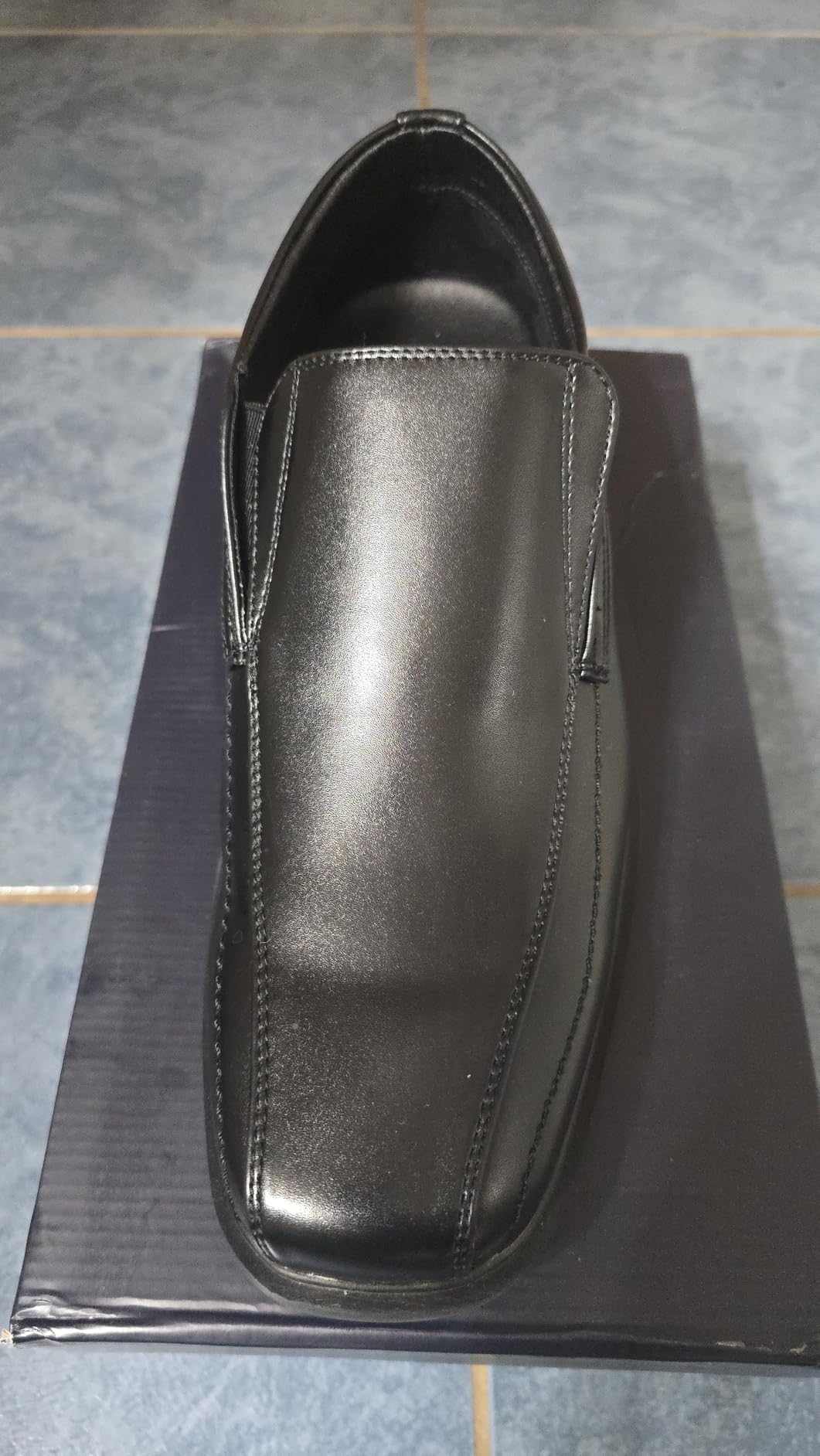 Bruno Marc Men's Square Toe Dress Loafers customer photo 2