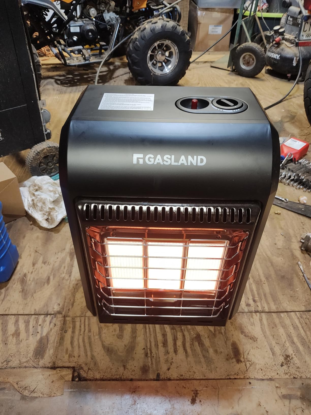 Gasland MHA18BN Propane Radiant heater, 18,000 BTU Warm Area up to 450 sq. ft customer photo 2