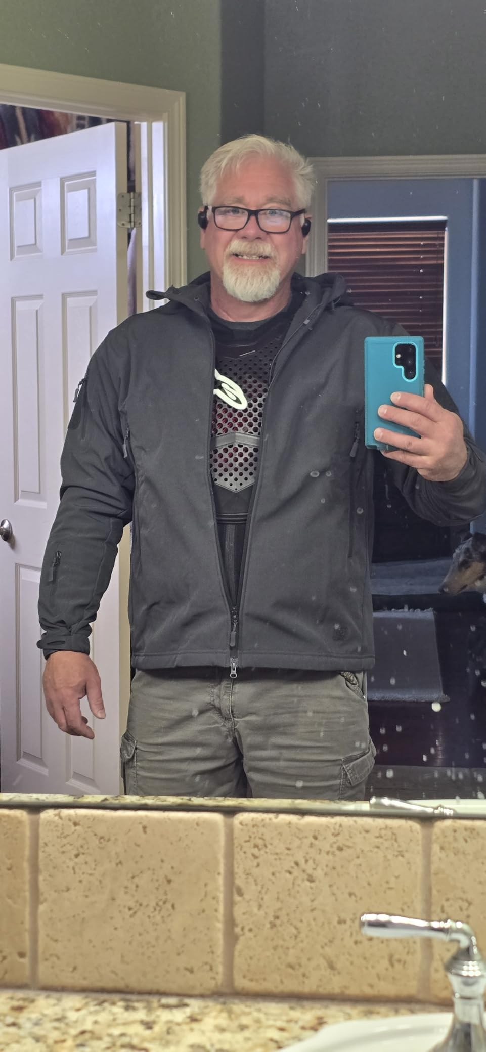 TACVASEN Men's Tactical Fleece SoftShell Jacket Waterproof Winter Coat customer photo 1