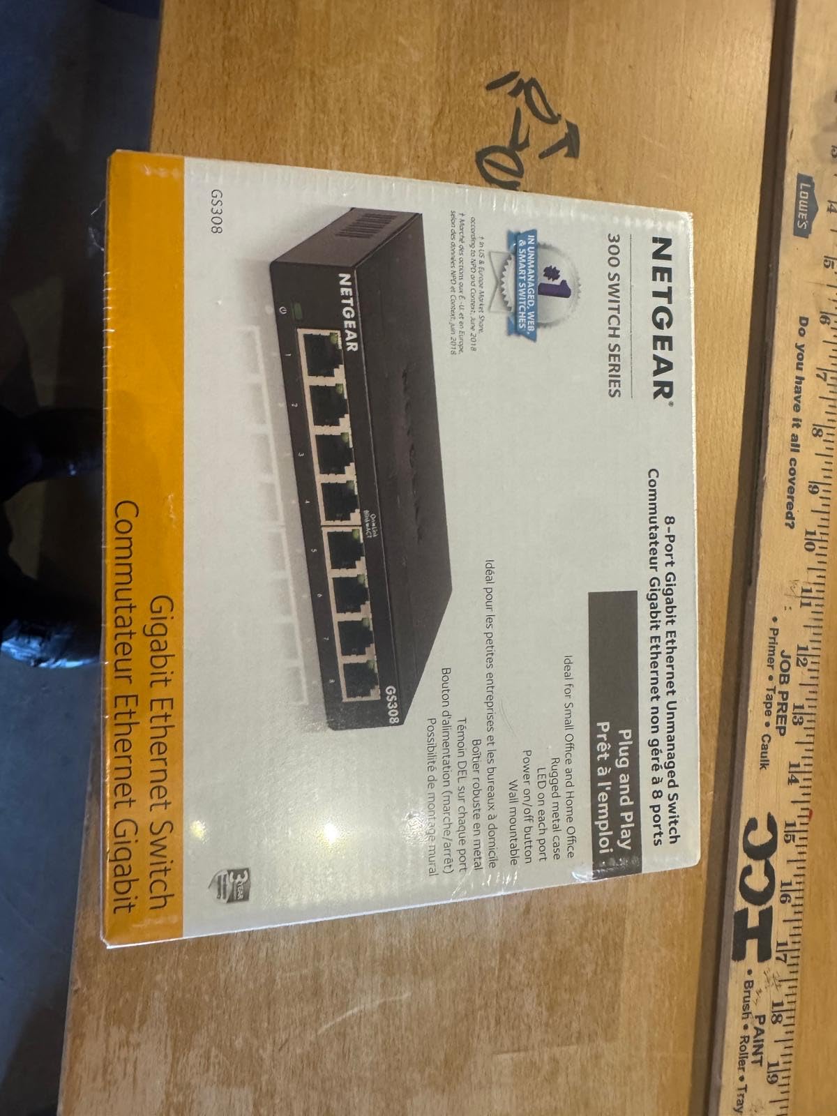 NETGEAR 24-Port Gigabit Ethernet Unmanaged Essentials Switch (GS324) - Desktop, Wall, or Rackmount, Silent Operation customer photo 2